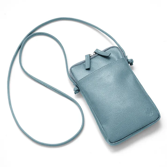 レザー(牛革)スマートポシェット(サコッシュ) AN-7162 【MOMO】/ポーチ/キャメル #flc-an-7162cm