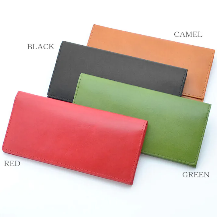 日本国産財布 バンタンレザーササマチ長財布 BLSLW-1(国産・牛革・播州レザー・姫路レザー)レッド #flc-blslw-1-rd