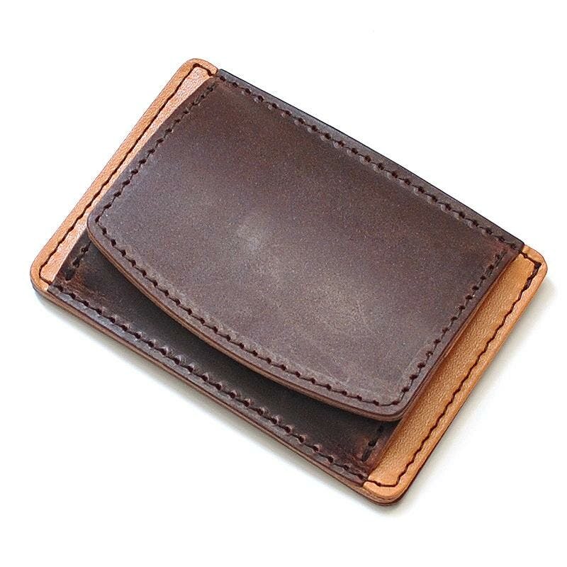 ブライドルレザー×栃木レザーコインケース  BT-09 カード&小銭入れ/ワイン #flc-bt-09wn-1pcs 紳士財布 ブライドルレザー×栃木レザーコインケース  BT-09 カード&小銭入れ/ワイン #flc-bt-09wn-1pcs 紳士財布