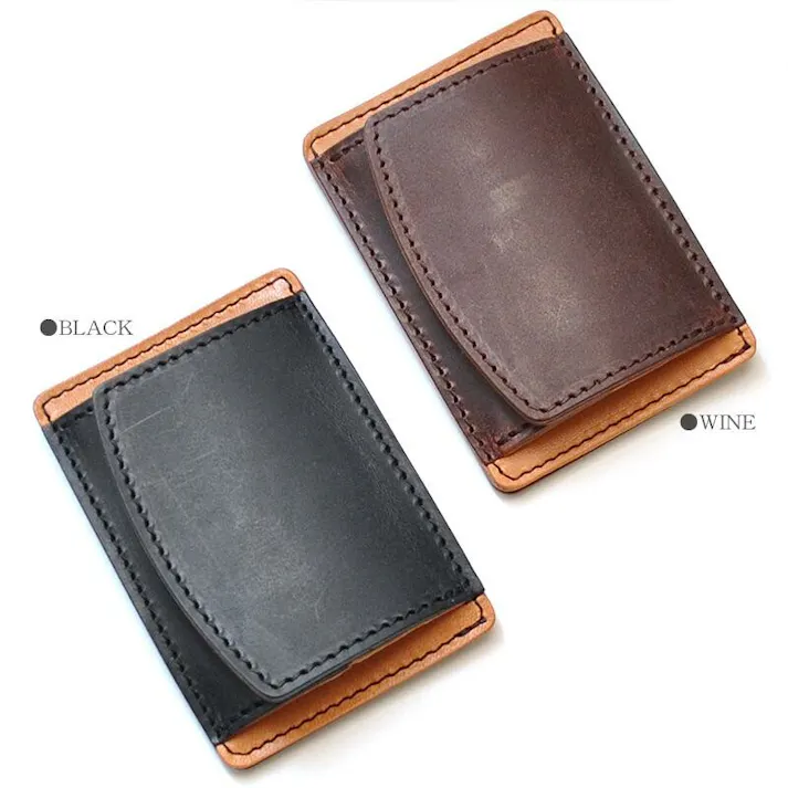 【日本国産財布】ブライドルレザー×栃木レザーコインケース BT-09 カード&小銭入れ/ワイン #flc-bt-09wn-1pcs