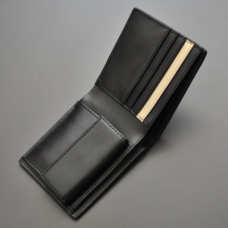 シープスキン紳士短財布 BZSQ-253 羊革二つ折り財布 【BEAMZSQUARE