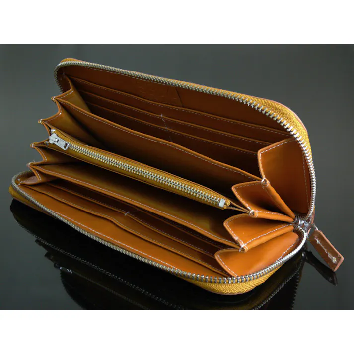 バッファローレザー(水牛革)ラウンドファスナーロングウォレット FC-1111【SPM】 #flc-fc-1111