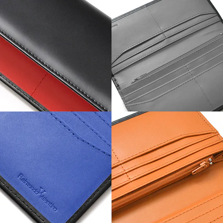 馬革紳士長財布 KT-1096 5色展開 【R・Valentino】/ホースレザーメンズロングウォレット黒/キャメル #flc-kt-1096cam