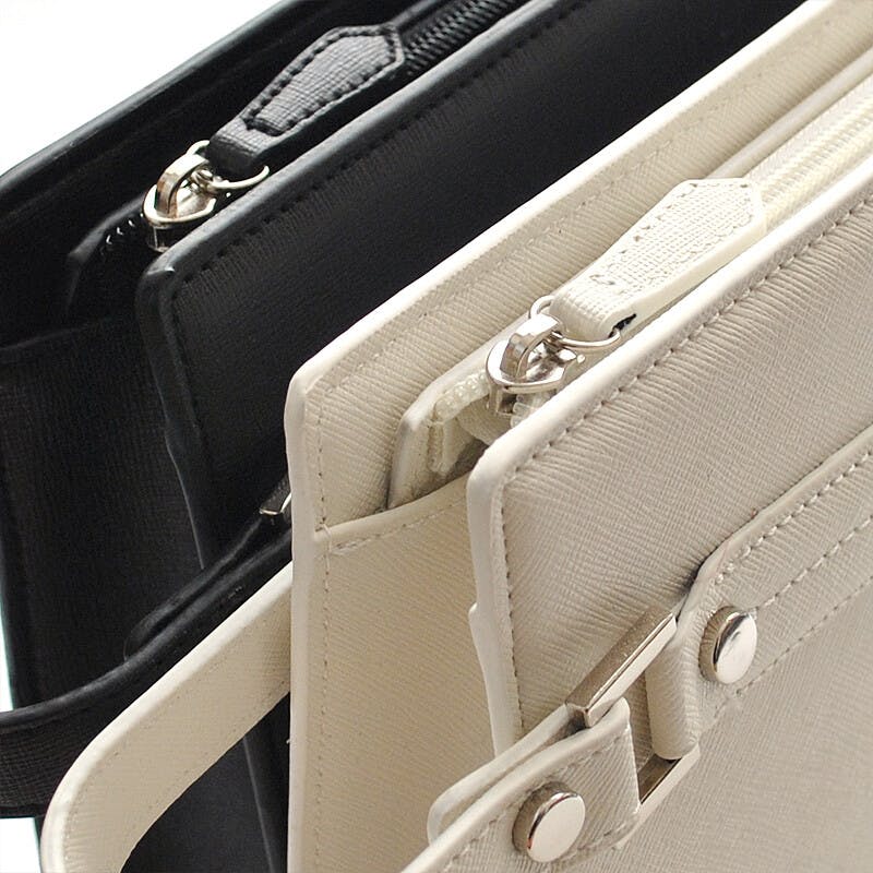 フェイクレザーサフィアーノ柄メンズクラッチバッグ No.2615T