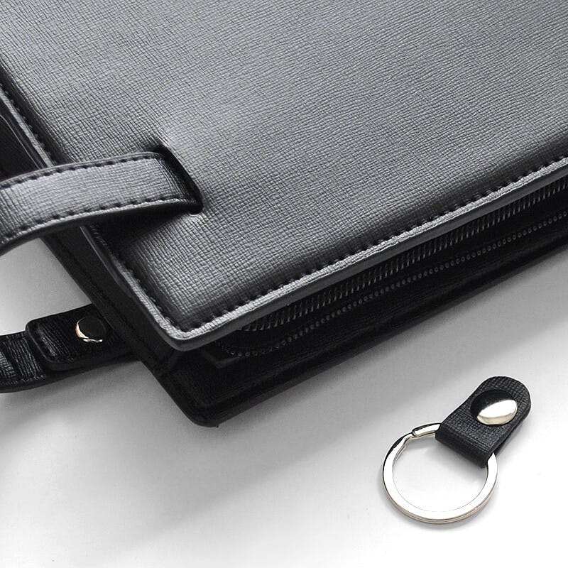 フェイクレザーサフィアーノ柄メンズクラッチバッグ No.2615T