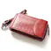 牛革クロコ型押し財布機能付きスマートフォンポーチ No.3170 レディースポシェット/レッド #flc-no.3170rd