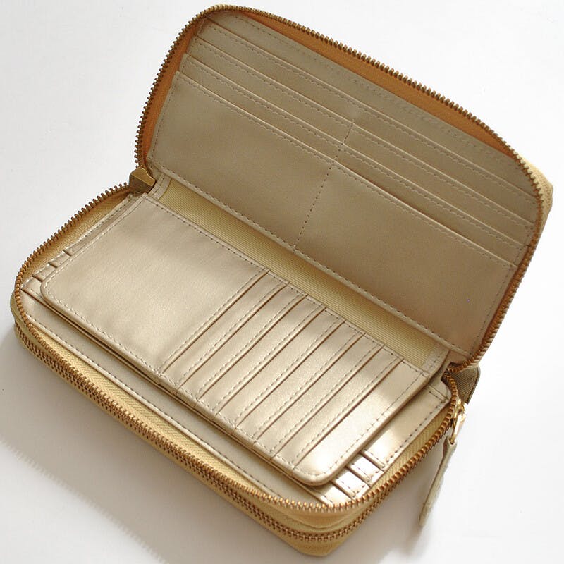 金運財布】錦蛇革ダブルラウンドファスナー長財布3226 パイソンレザー