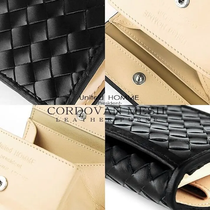 高級馬革メッシュ×牛革コインケース UHP-1150【unitedHOMME】売れ筋/小銭入れ #flc-uhp-1150