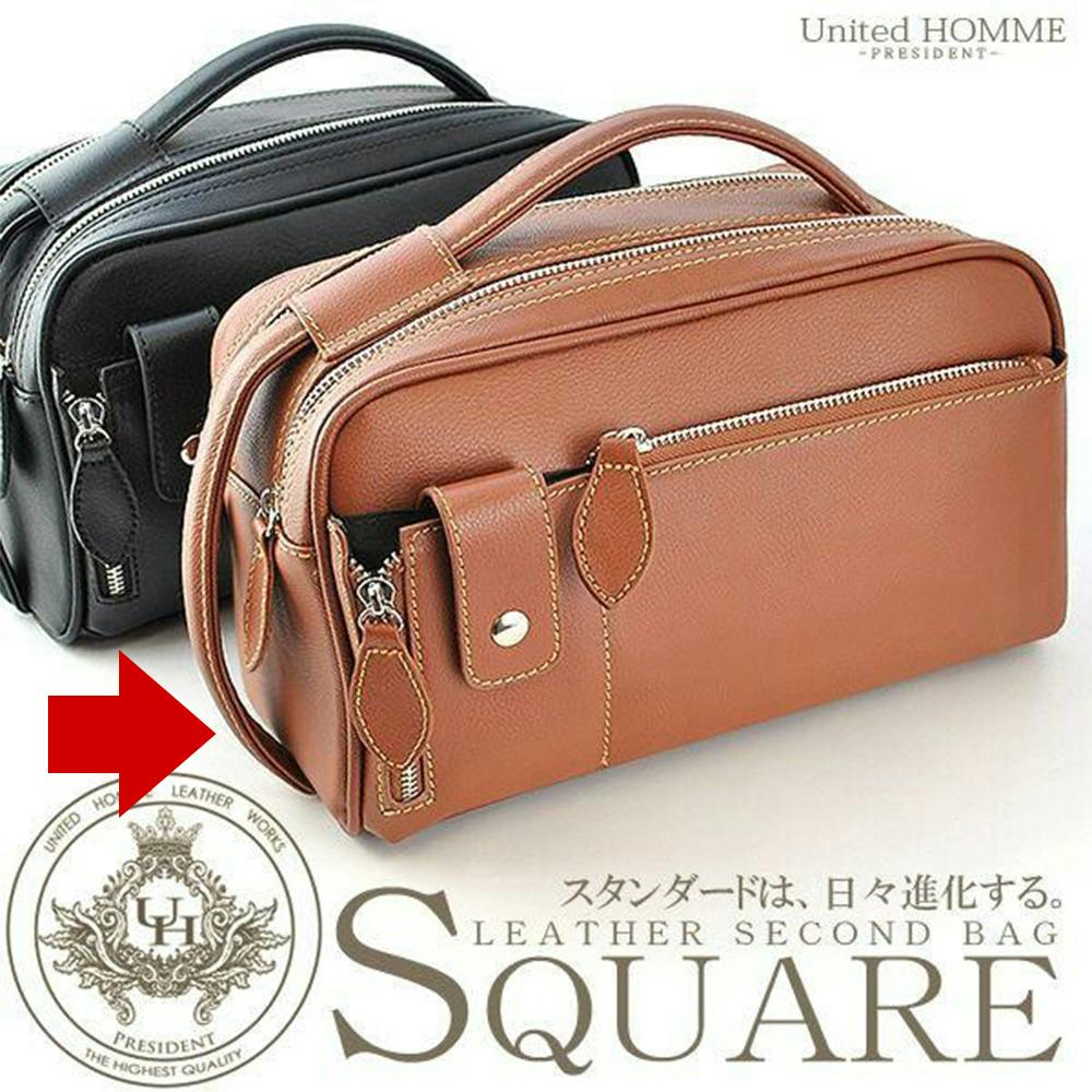 牛革ソフトレザースクエアタイプBOX型セカンドバッグUHP-2374 クラッチバッグ/キャメル #flc-uhp-2374cam 紳士財布 牛革ソフトレザースクエアタイプBOX型セカンドバッグUHP-2374 クラッチバッグ/キャメル #flc-uhp-2374cam 紳士財布