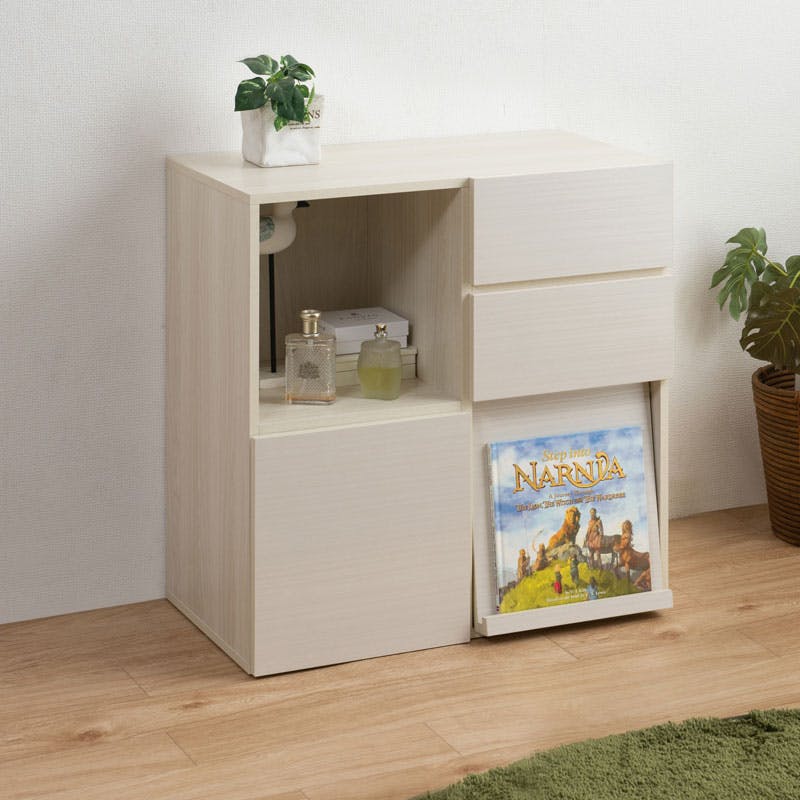 SANDY】新登場！買い足し積み重ねができるスクエアキャビネット 幅70