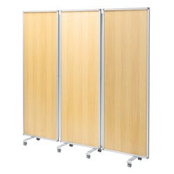 3連結パーティション(W1800×H1800・木目タイプ) オフィス家具 3連結パーティション(W1800×H1800・木目タイプ) オフィス家具