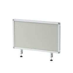 デスクトップパネル(W676×H400・クロスタイプ・グレー) オフィス家具