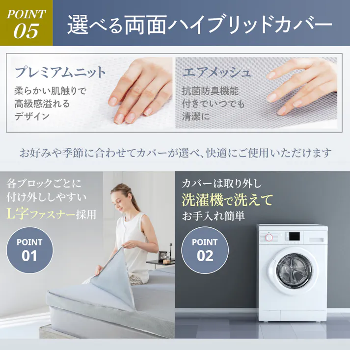 マットレス 高反発 三つ折りマットレス プレミアム グランマットレス 極厚10cm シングル セミダブル ダブル 2層 三つ折 三つ折り 折りたたみ ベッドマットレス ベッドマット マットレストッパー トッパー