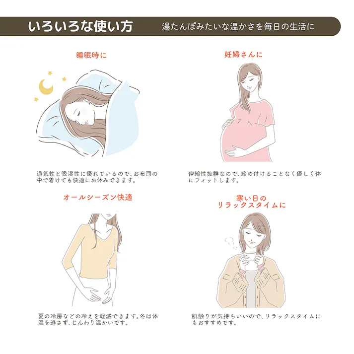 【湯たんぽみたいなあったか腹巻(アイボリー)】 ちあふる 電気いらずであったか 冬支度 省エネ 節電 JAN:4571621445984