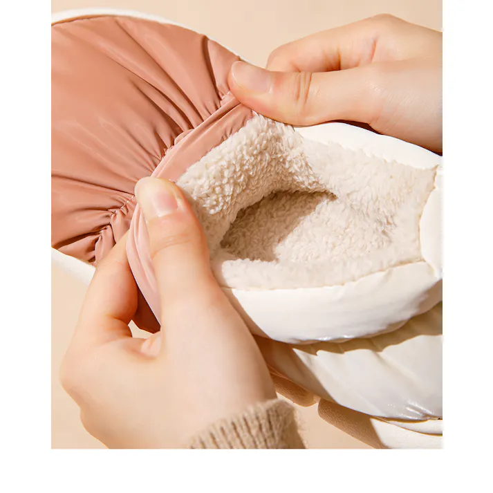 冬用スリッパ 防寒 防水 静音 洗える スリッポン 軽量 カジュアル 室内履き