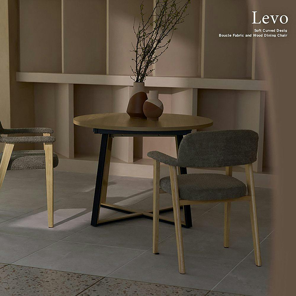 宮武製作所 MIYATAKE ダイニングチェア Levo（レヴォ）1脚 グレー