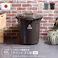 フタロック機能付き ラウンドゴミ箱45L/カラー:ブラウン/ #sh-01-rup45--br 【4535306218201】