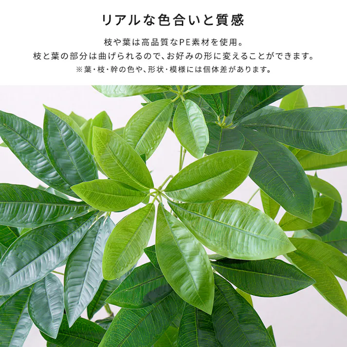 お手入れ簡単フェイクグリーン パキラ Mサイズ(150cm)/カラー:グレー/ #sh-06-pac-m--gy 【4535306247621】