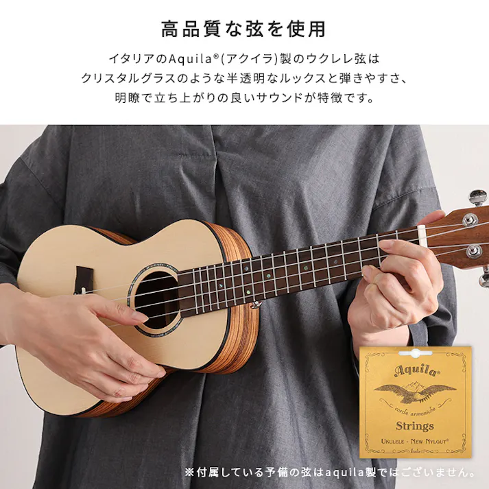 初心者でも始めやすい ウクレレ 13点セット 23インチ(コンサート)/カラー:コアブラウン/ #sh-06-uc23--k-br 【4535306238827】【送料込み】