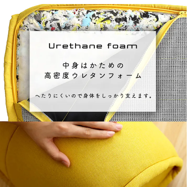 滑り止め付き 背もたれクッション【Cuscino-クッシーノ-】/カラー:ライトブルー/ #sh-07-bc--lbl 【4535306190538】