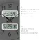 掛け時計 電波時計 温度湿度計・カレンダー表示 ホワイト/カラー:ホワイト/ #sh-11-03sr03--wh 【4535306209582】