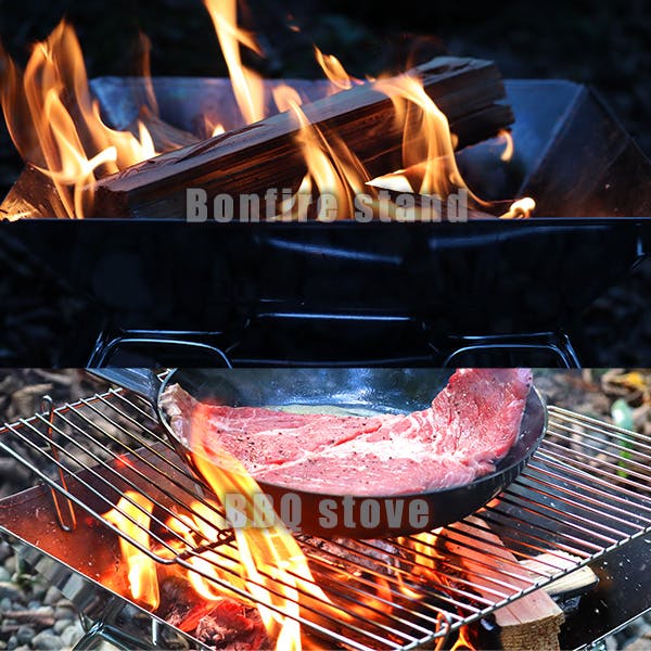 バーベキューたき火台／カラー：シルバー／ ＃sh-21-bbt--sl