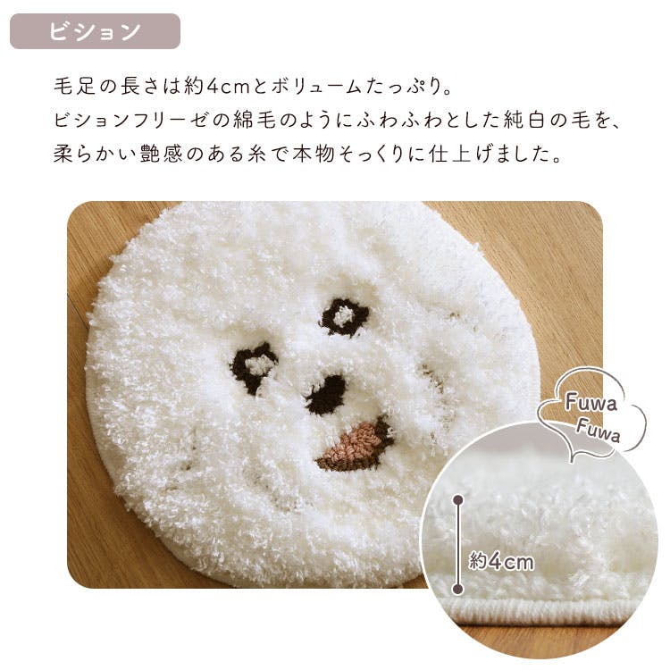 トイプー】イヌ好きに嬉しい 犬顔 マット シリーズ2 （全2種類）トイ