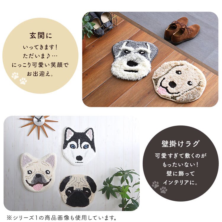 トイプー】イヌ好きに嬉しい 犬顔 マット シリーズ2 （全2種類）トイ