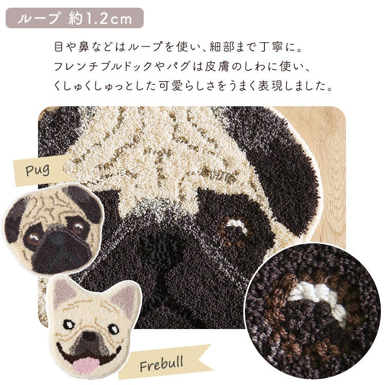 ポメ】イヌ好きに嬉しい 犬顔 マット シリーズ1 （全12種類