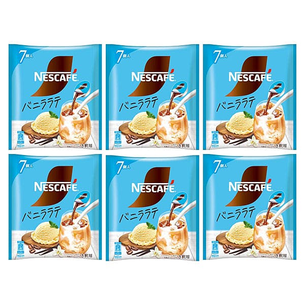 ネスカフェ ポーション バニララテ 11g 42個 (7×6袋) 飲料・水・お茶 ネスカフェ ポーション バニララテ 11g 42個 (7×6袋) 飲料・水・お茶