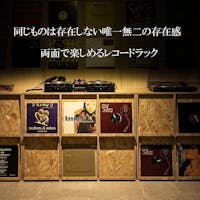 OSB】両面ディスプレイ型レコードラック6DOORタイプ レコード収納