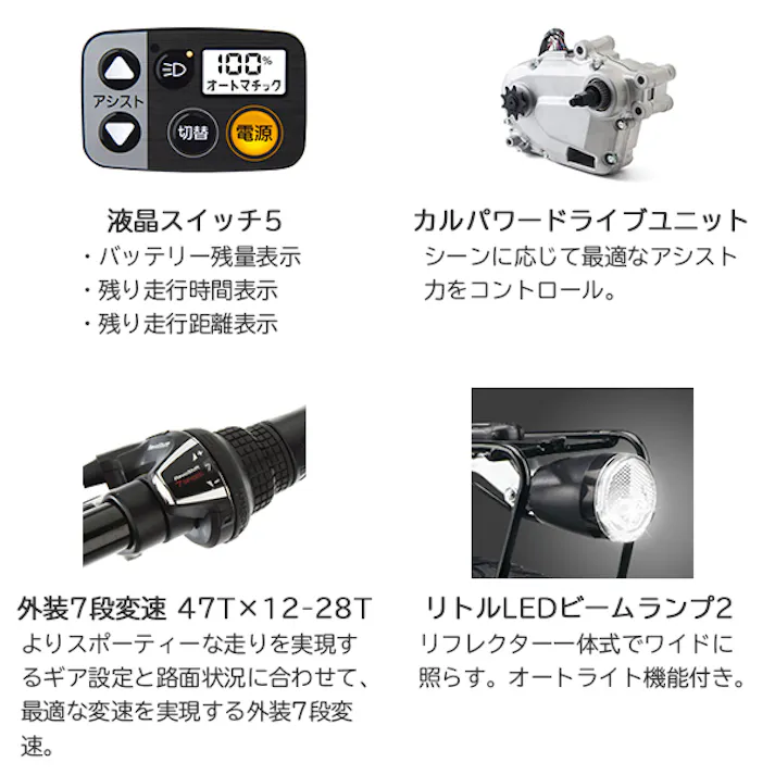 Panasonic(パナソニック)ベロスター・ミニ マットジェットブラック 20インチ BE-FVS071B 2025年モデル 電動アシスト自転車