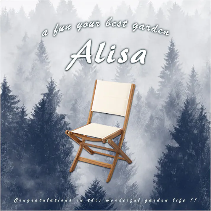 人気の折りたたみガーデンチェア(2脚セット)アカシア材を使用 Alisa-アリーザ-/カラー:ブラウン/ #sh-01-als-gr--br---lf2 【4535306170875】