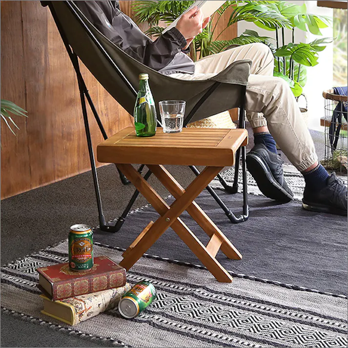 アウトドア フォールディングテーブル 【HABUL-ハブル-】/カラー:ナチュラル/ #sh-01-odft--na 【4535306204518】