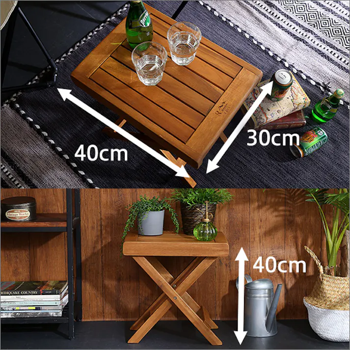 アウトドア フォールディングテーブル 【HABUL-ハブル-】/カラー:ナチュラル/ #sh-01-odft--na 【4535306204518】