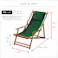 3段階のリクライニングデッキチェア【マエストロ-MAESTRO-】(ガーデニング 椅子 リクライニング)/カラー:グリーン/ #sh-05-79498--ge---lf2 【4535306148782】