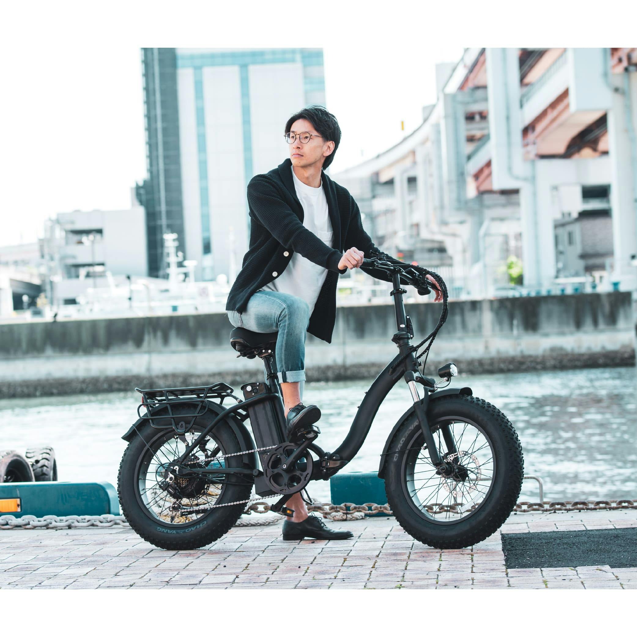 型式認定取得・公道走行可能！ファットバイクタイプ電動アシスト自転車