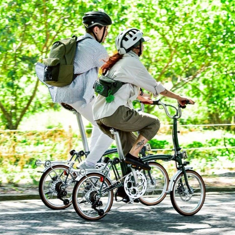 電動アシスト折りたたみ自転車(ブラウン)　美品！ 折りたたみ電動アシスト自転車 ASEEL クロームブラウン | 電動