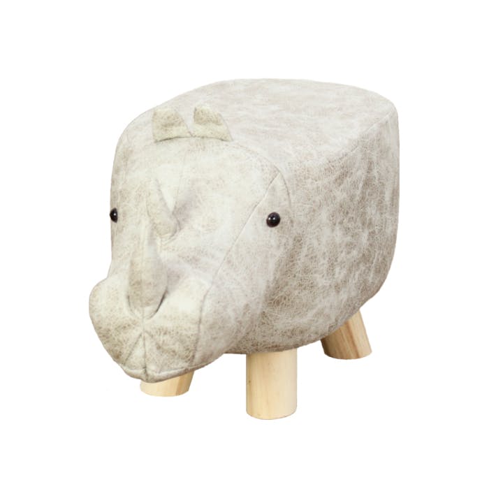 スツール アニマルスツール サイ アニマルチェア おしゃれ 北欧 かわいい オットマン いす キッズ 子供 チェア 椅子 動物 ファー 子ども レザー コンパクト 動物スツール