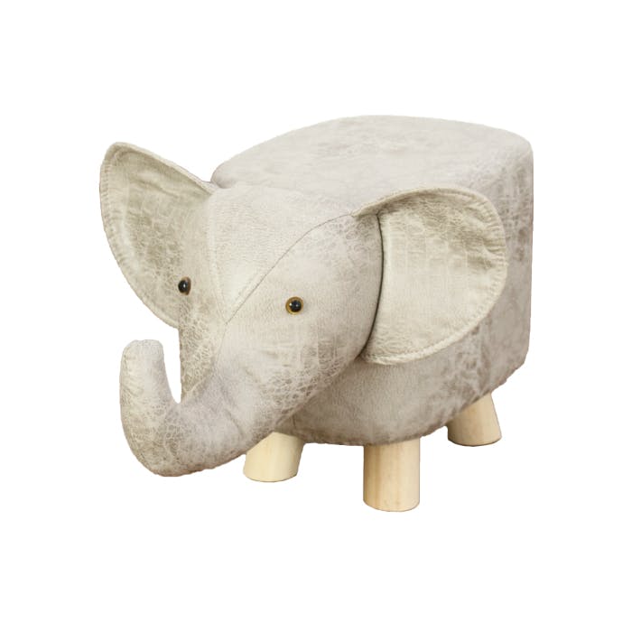 スツール アニマルスツール ゾウ アニマルチェア おしゃれ 北欧 かわいい オットマン いす キッズ 子供 チェア 椅子 動物 ファー 子ども レザー コンパクト 動物スツール