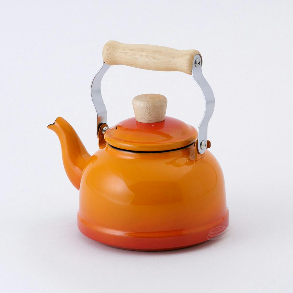 富士ホーロー コットン ホーロー ケトル 1.6L IH対応 CTN-1.6K Cotton