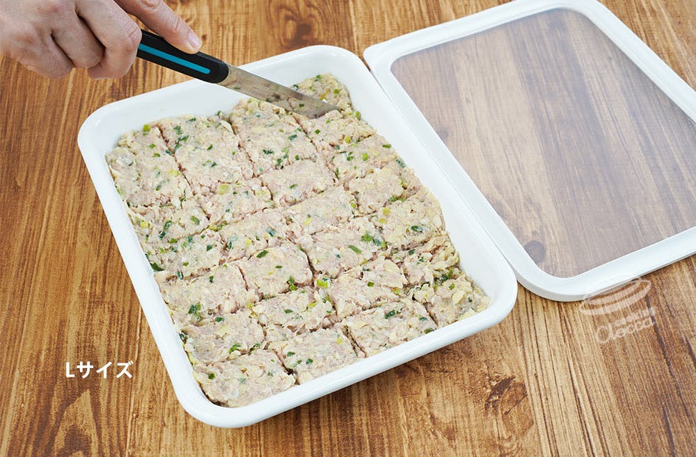 蓋付きバット L ホーローバット フタ付き 富士ホーロー N-VTF-L【琺瑯