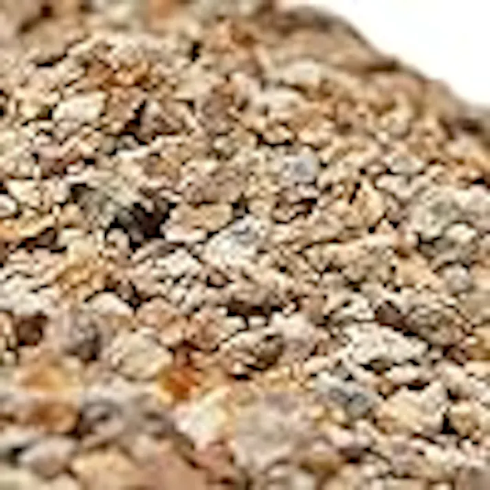 【10%増量中】お庭用の防犯対策 天然砂利 【防犯砂利 22kg】 5mmから15mm あざやかなブラウン色 気になるお庭や通路、室外機周り等の余土地の防犯に!ジャリジャリ音で侵入者を撃退!!しかも防草・水溜り対策にも利く効く!