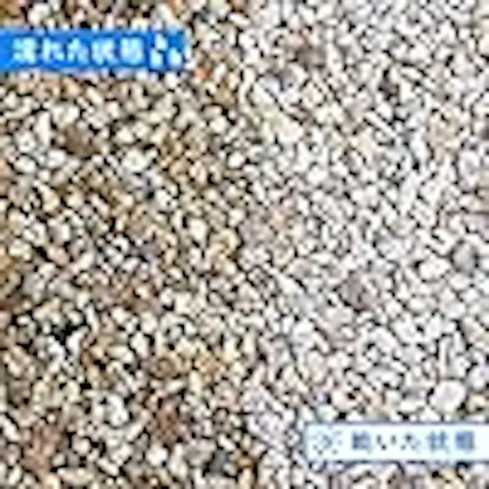 【10%増量中】お庭用の防犯対策 天然砂利 【防犯砂利 22kg】 5mmから15mm あざやかなブラウン色 気になるお庭や通路、室外機周り等の余土地の防犯に!ジャリジャリ音で侵入者を撃退!!しかも防草・水溜り対策にも利く効く!