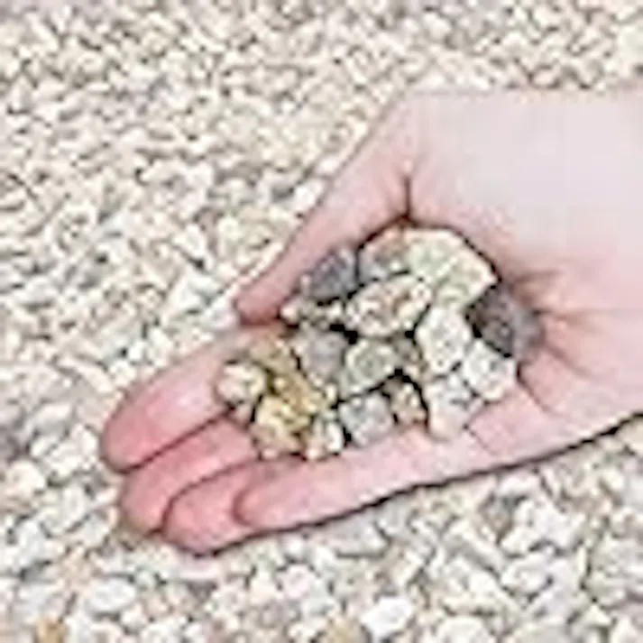 【10%増量中】お庭用の防犯対策 天然砂利 【防犯砂利 22kg】 5mmから15mm あざやかなブラウン色 気になるお庭や通路、室外機周り等の余土地の防犯に!ジャリジャリ音で侵入者を撃退!!しかも防草・水溜り対策にも利く効く!