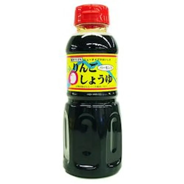 青森の味!塩分11.5%の美味しお醤油 りんごバーモント醤油 300ml