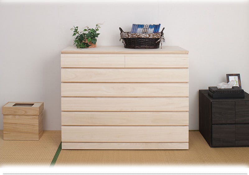 田中工芸家具　整理ダンス　美品　シンプル　6段　座間市での引き渡し可能 田中工芸家具 整理ダンス 美品 シンプル 6段 座間市での引き渡し可能