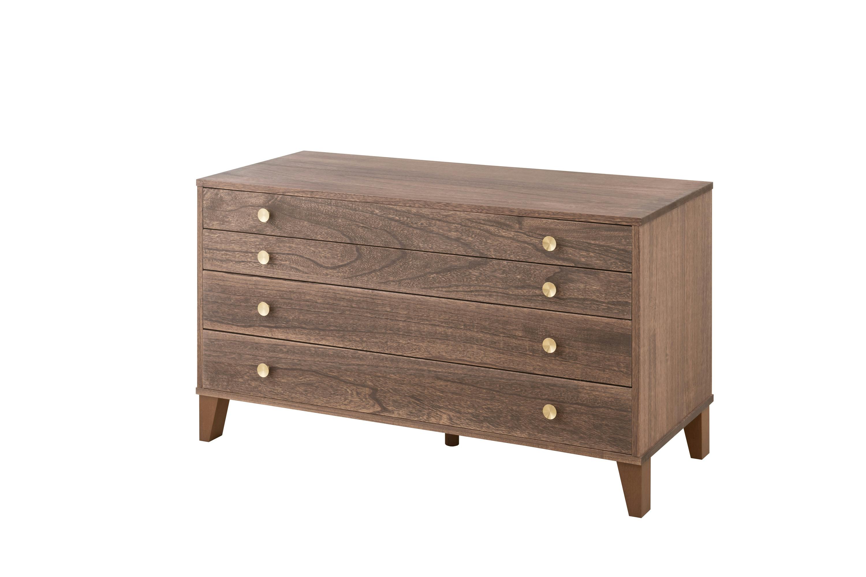 MUSUBI 総桐チェスト 4段 幅100 奥行44 高さ57 cm オイル仕上げ ブラウン 日本製 完成品 うづくり仕上げ 浮造り仕上げ 真鍮取っ手 モダン 押入れ・クローゼットワゴン・チェスト MUSUBI 総桐チェスト 4段 幅100 奥行44 高さ57 cm オイル仕上げ ブラウン 日本製 完成品 うづくり仕上げ 浮造り仕上げ 真鍮取っ手 モダン 押入れ・クローゼットワゴン・チェスト