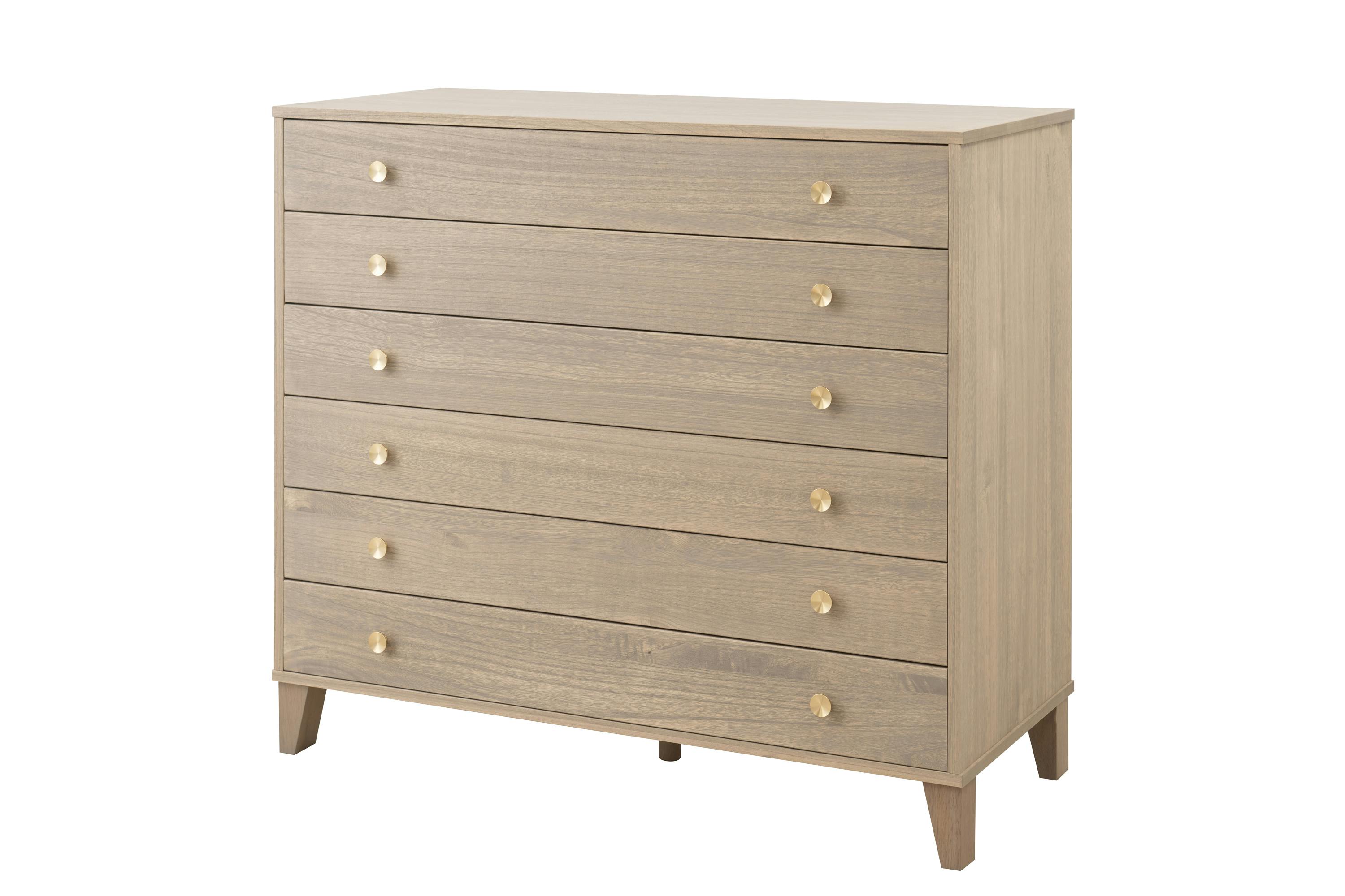 MUSUBI 総桐チェスト 6段 幅100 奥行44 高さ89 cm オイル仕上げ グレージュ 日本製 完成品 うづくり仕上げ 浮造り仕上げ 真鍮取っ手 モダン 押入れ・クローゼットワゴン・チェスト MUSUBI 総桐チェスト 6段 幅100 奥行44 高さ89 cm オイル仕上げ グレージュ 日本製 完成品 うづくり仕上げ 浮造り仕上げ 真鍮取っ手 モダン 押入れ・クローゼットワゴン・チェスト