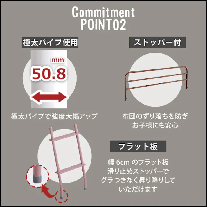 高さ調整可能!宮・コンセント付き ロフトベッド【ORCHIS-オーキス-】/カラー:シルバー/ 組立 #ou-ht70-94--sl---lf2 【4535306143251】※フレームのみ(マットレス、布団、枕等は付属しません)